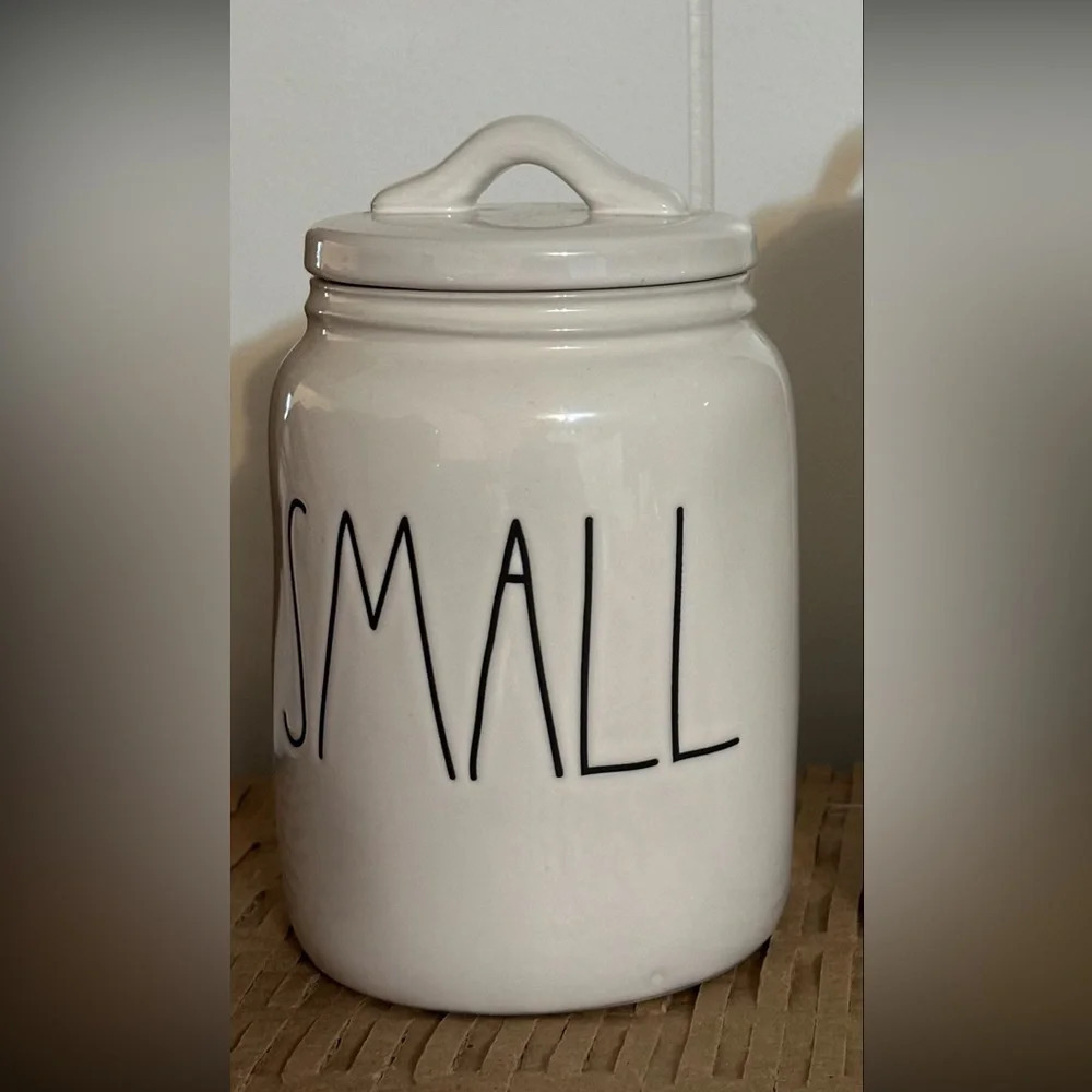 Rae Dunn Artisan Magenta Food Container Cookie Jar Canister Collectible “SMALL”